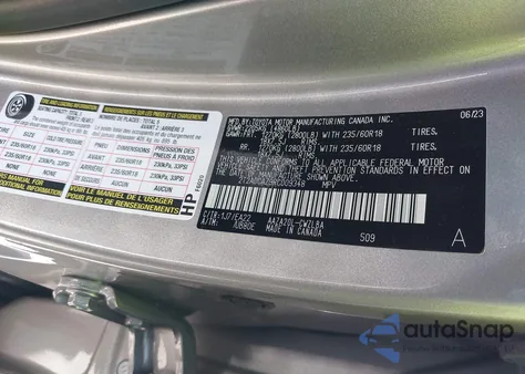 2024 Lexus Nx 250 z USA, uszkodzony, nr VIN 2T2ADCAZ9RC009348